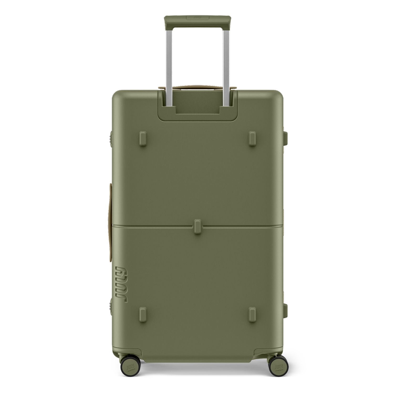 July Checked Plus Trunk Polycarbonate Frame 30" Luggage - Moss