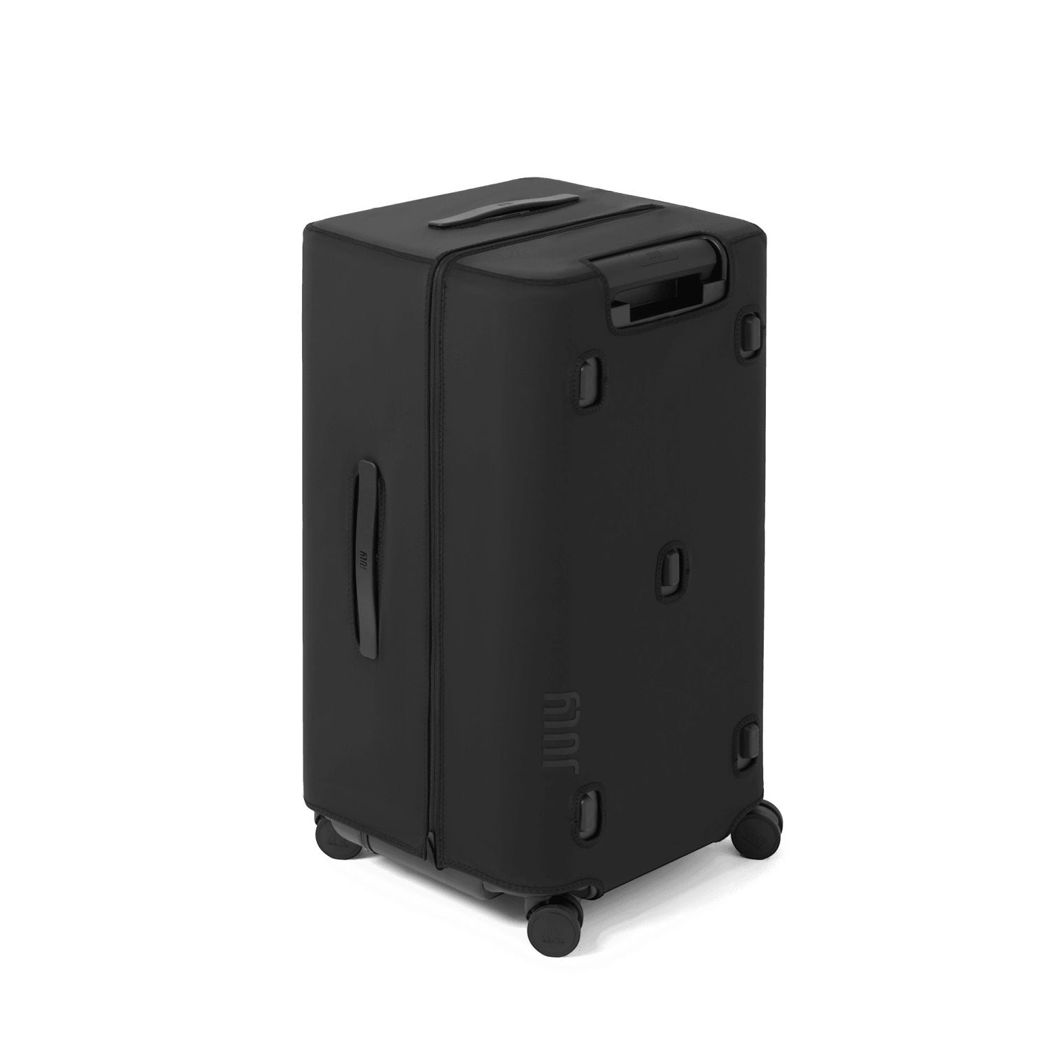 July Checked Trunk Luggage Cover - Black