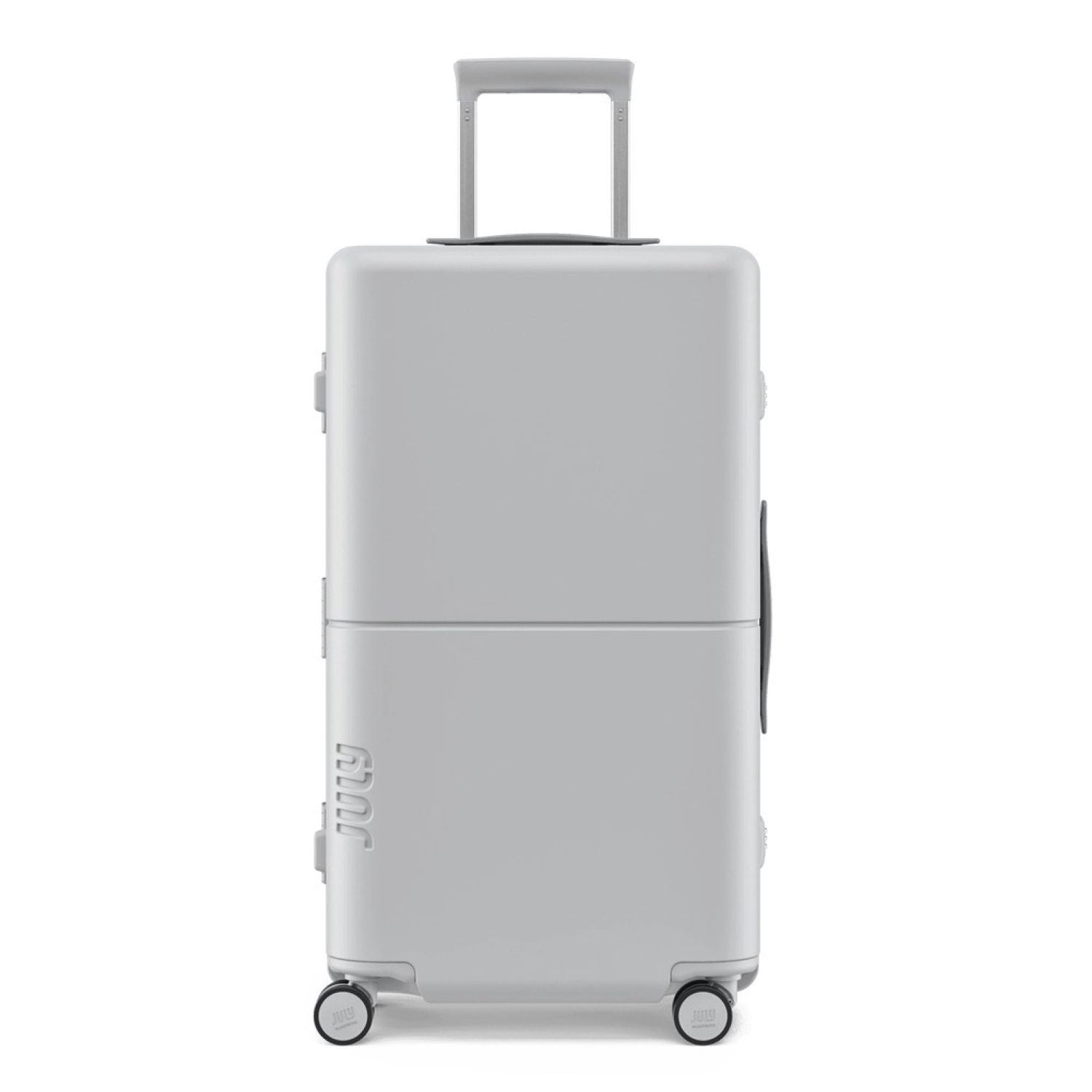 July Checked Trunk Polycarbonate Frame 28" Luggage - Matte Light Grey