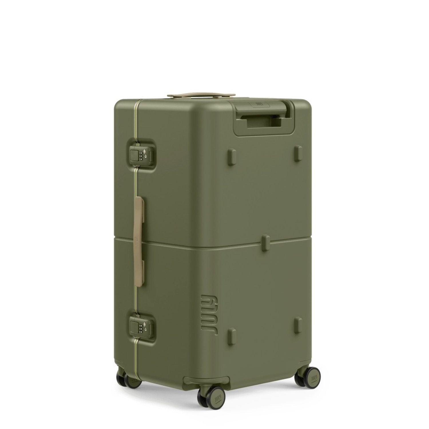 July Checked Trunk Polycarbonate Frame 28" Luggage - Matte Moss