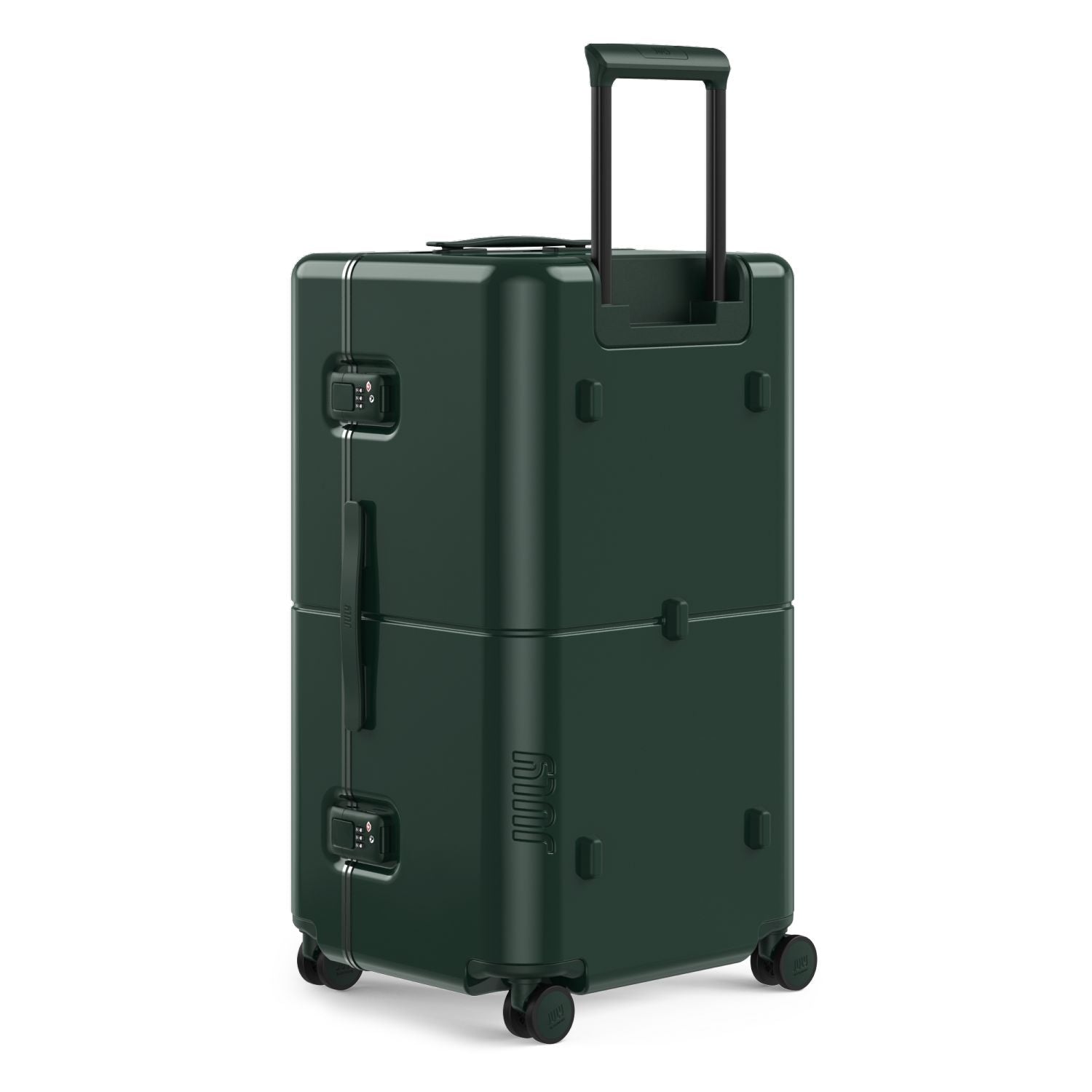 July Checked Trunk Polycarbonate Frame 28" Luggage - Forest