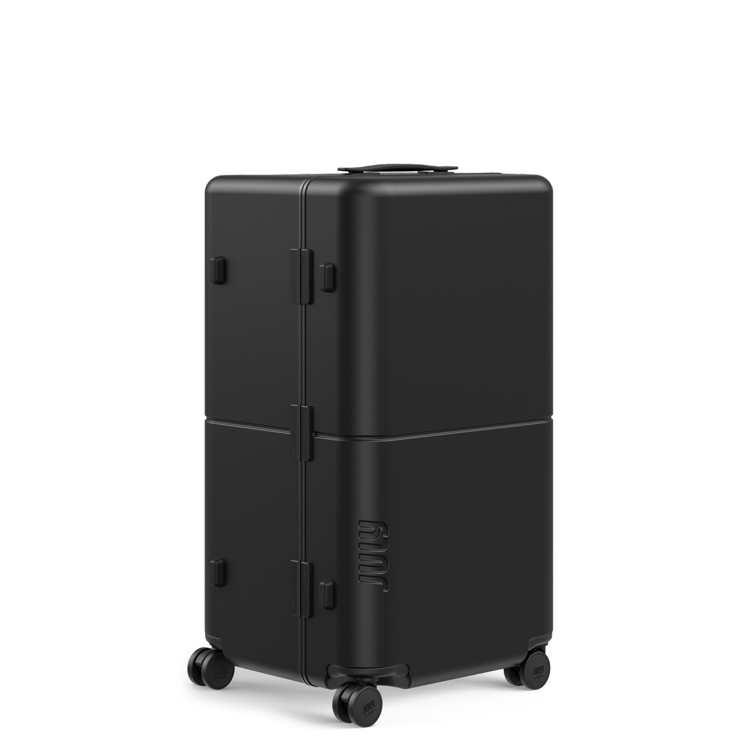 July Checked Trunk Polycarbonate Frame 28" Luggage - Matte Black