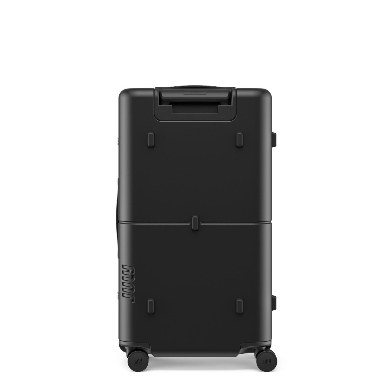 July Checked Trunk Polycarbonate Frame 28" Luggage - Matte Black