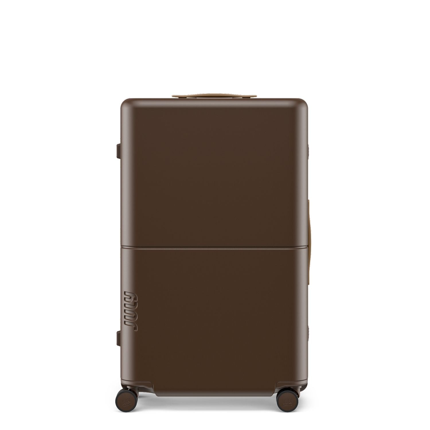 July Checked Trunk Plus Polycarbonate Frame 30" Luggage - Matte Brown