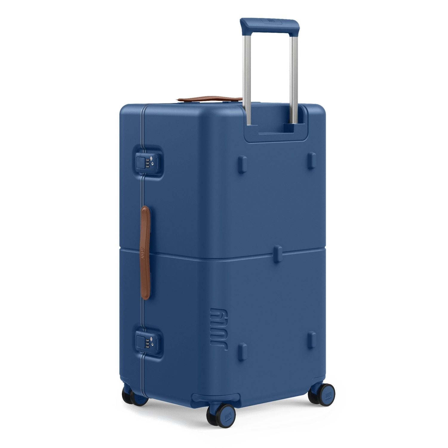July Checked Trunk Polycarbonate Frame 28" Luggage - French Blue