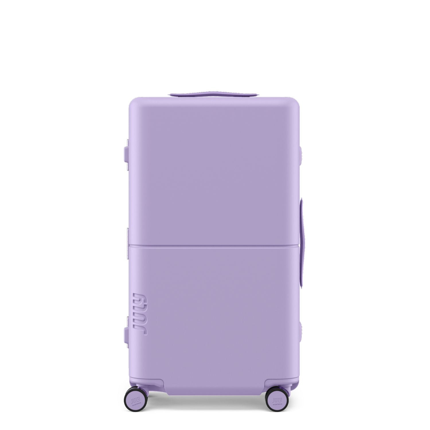 July Checked Trunk Polycarbonate Frame 28" Luggage - Lilac