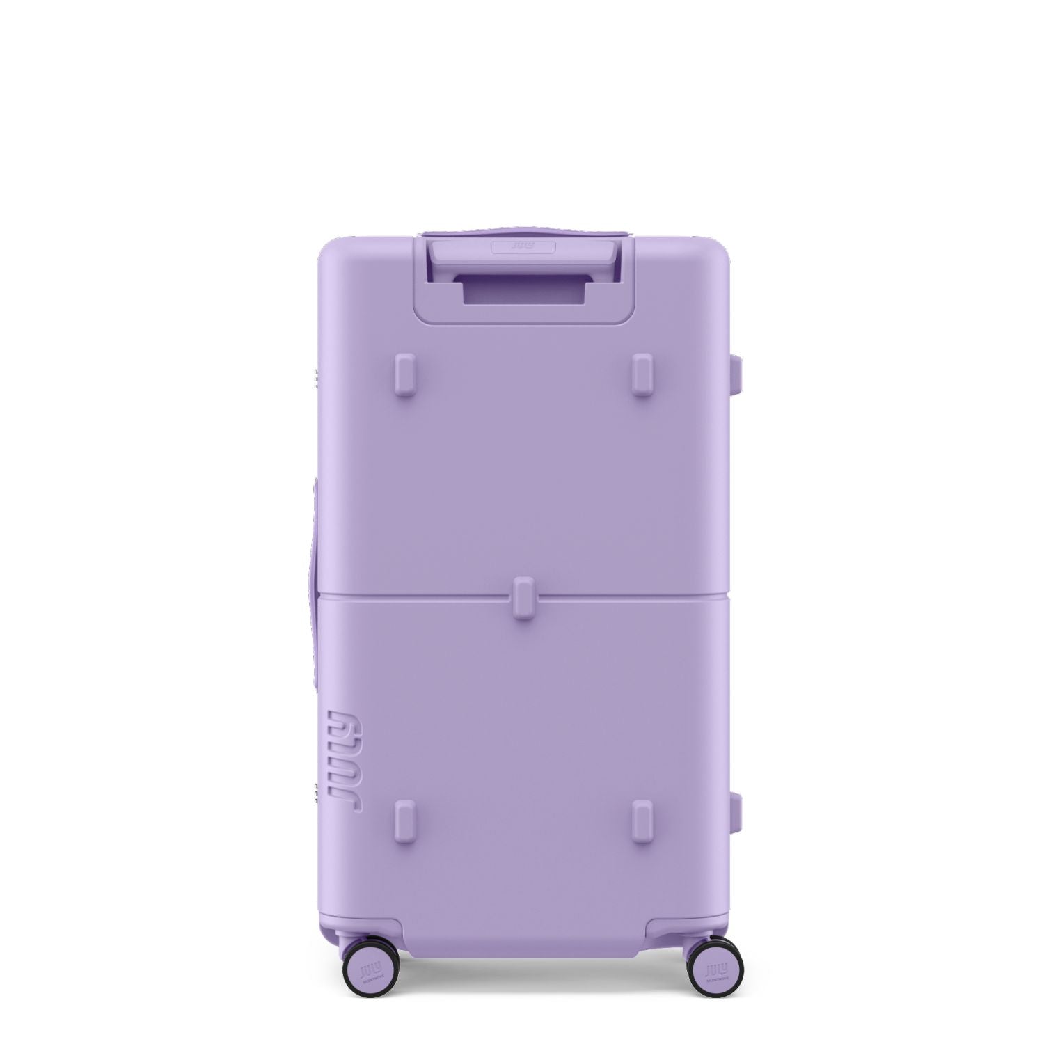 July Checked Trunk Polycarbonate Frame 28" Luggage - Lilac