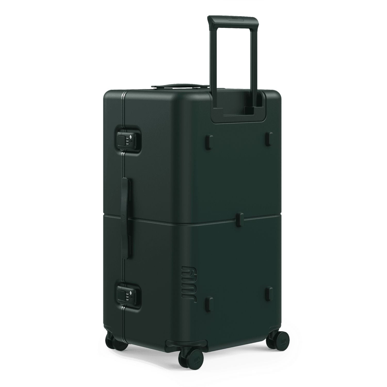 July Checked Trunk Polycarbonate Frame 28" Luggage - Matte Deep Green
