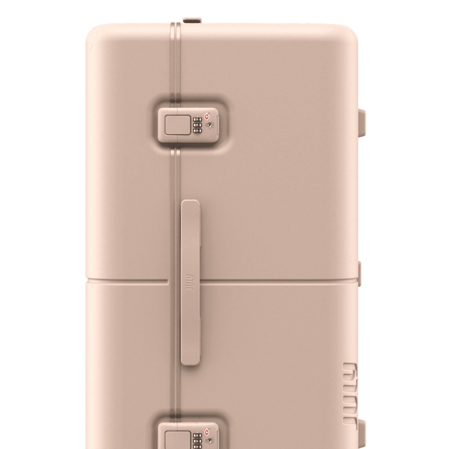 July Checked Trunk Polycarbonate Frame 28" Luggage - Matte Sand