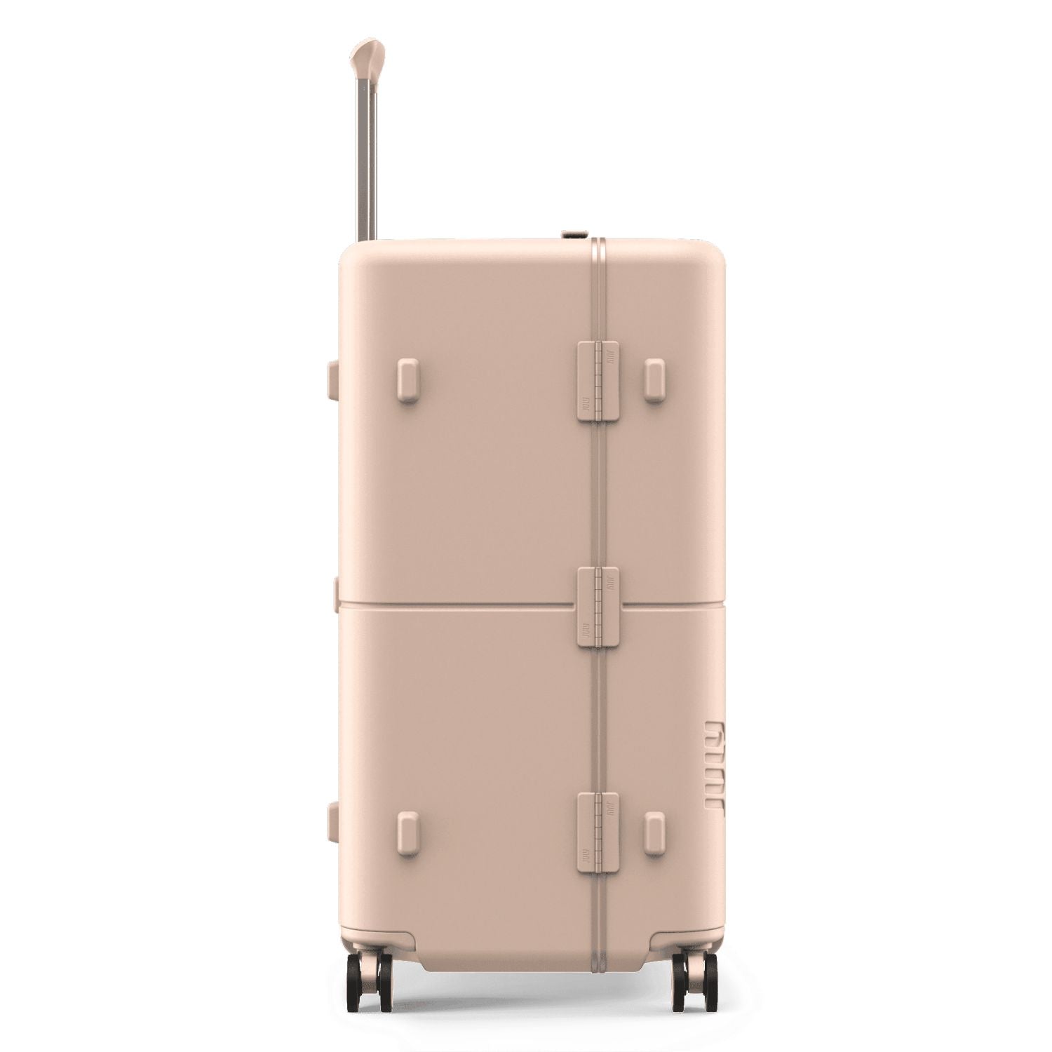 July Checked Trunk Polycarbonate Frame 28" Luggage - Matte Sand