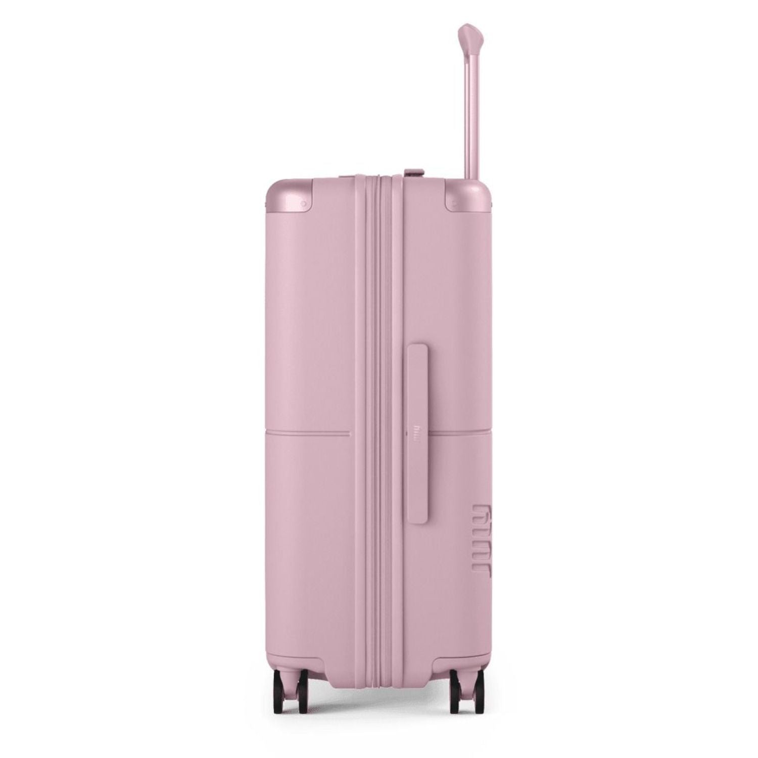 July Checked Expandable Polycarbonate With Casesafe Tracking 26" Luggage - Blush Pink