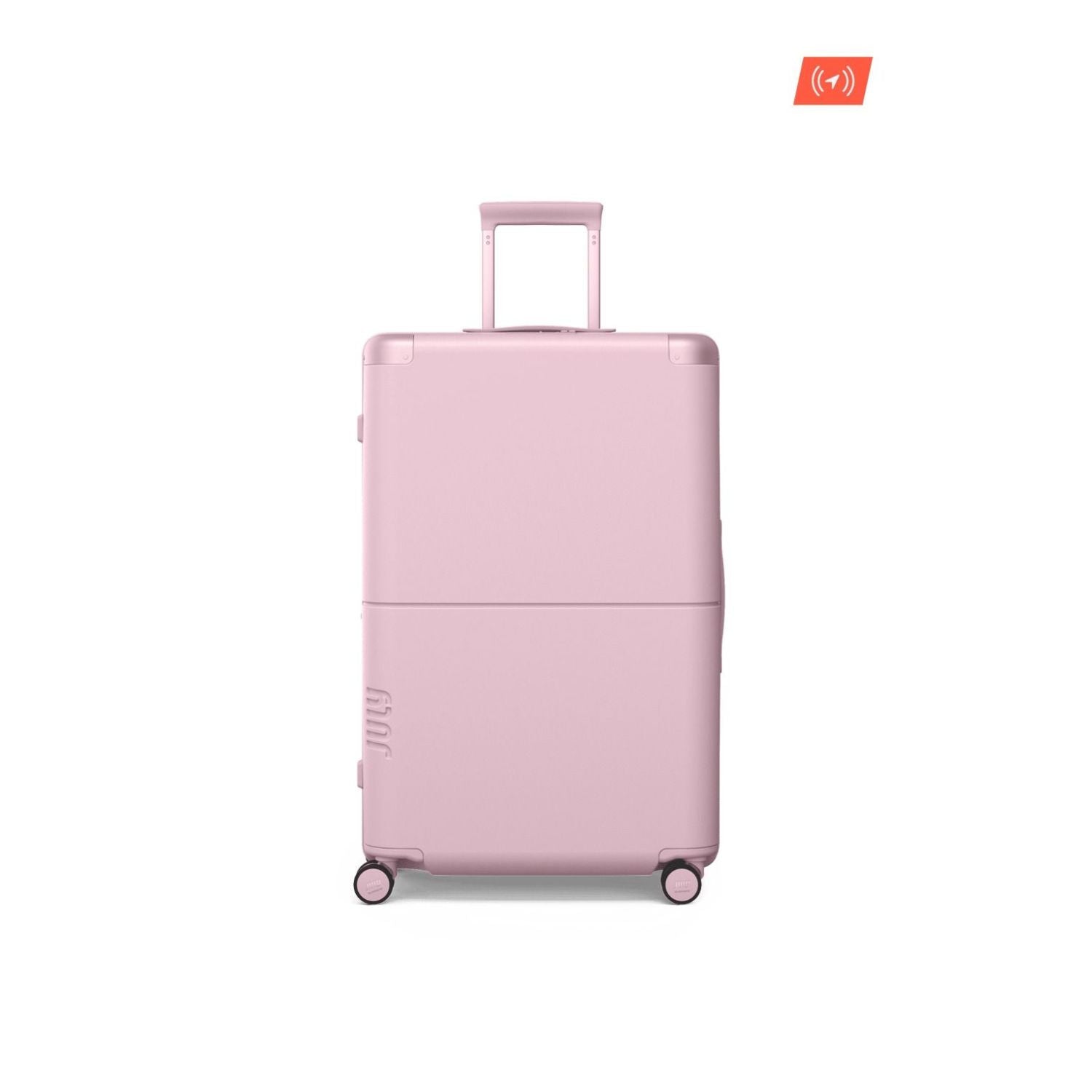 July Checked Plus Expandable Polycarbonate With Casesafe Tracking 28" Luggage - Blush Pink