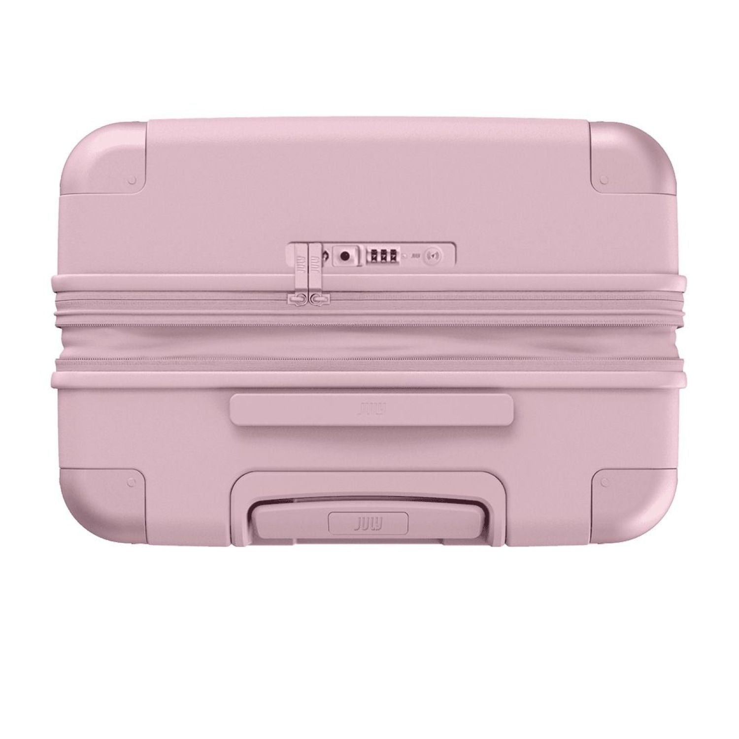 July Checked Plus Expandable Polycarbonate With Casesafe Tracking 28" Luggage - Blush Pink