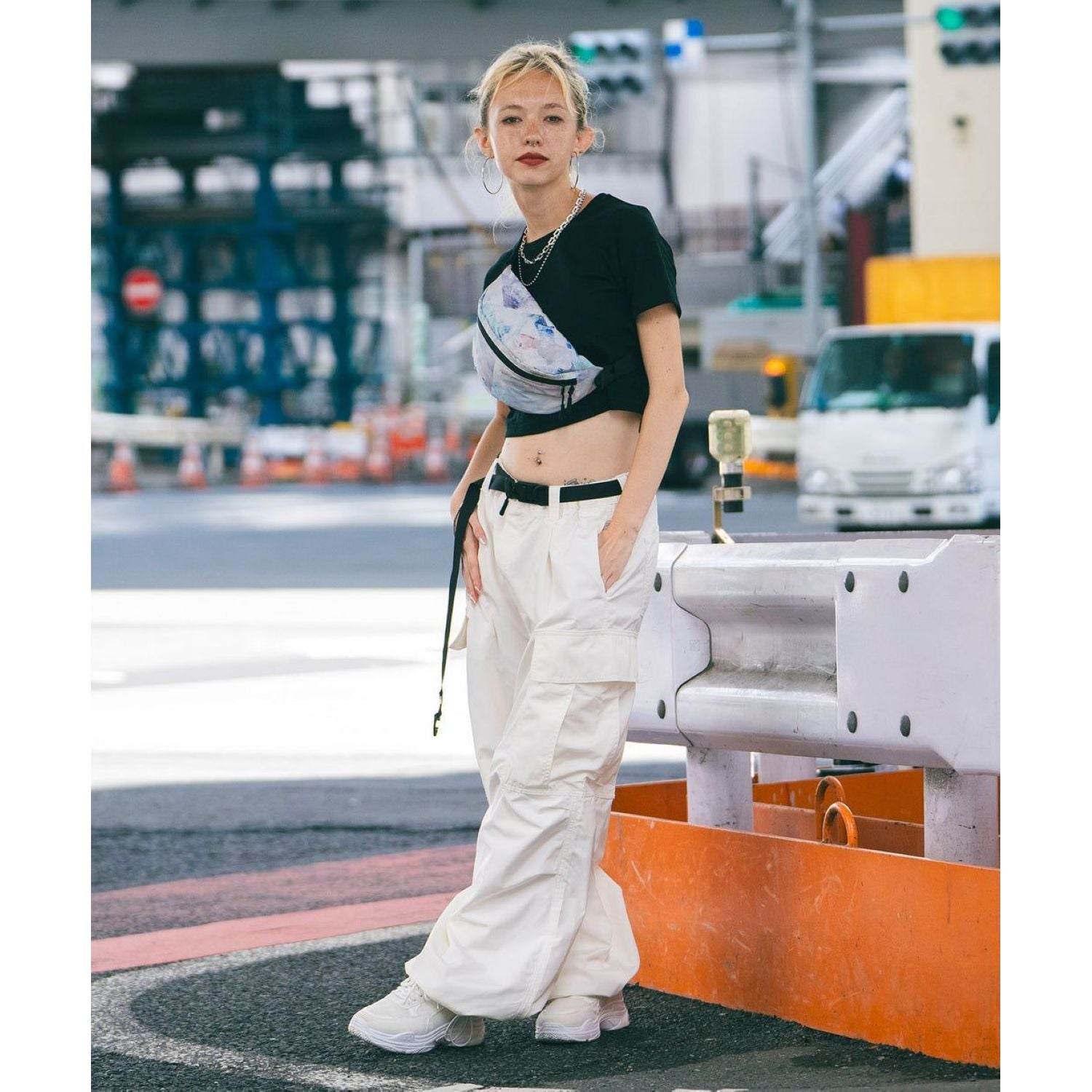 KiU Water Repellent Body Bag Small (Gem Geometry)