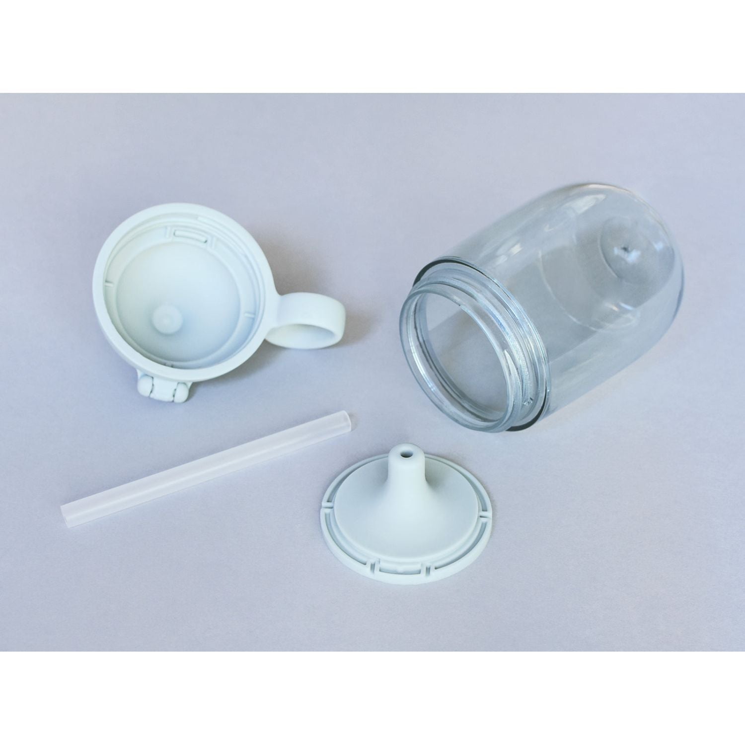 Kinto Bonbo Straw Mug 260ML - Blue Gray