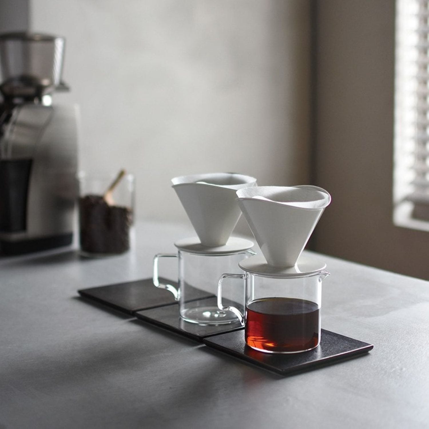 Kinto Oct Coffee Jug 2Cups - Clear