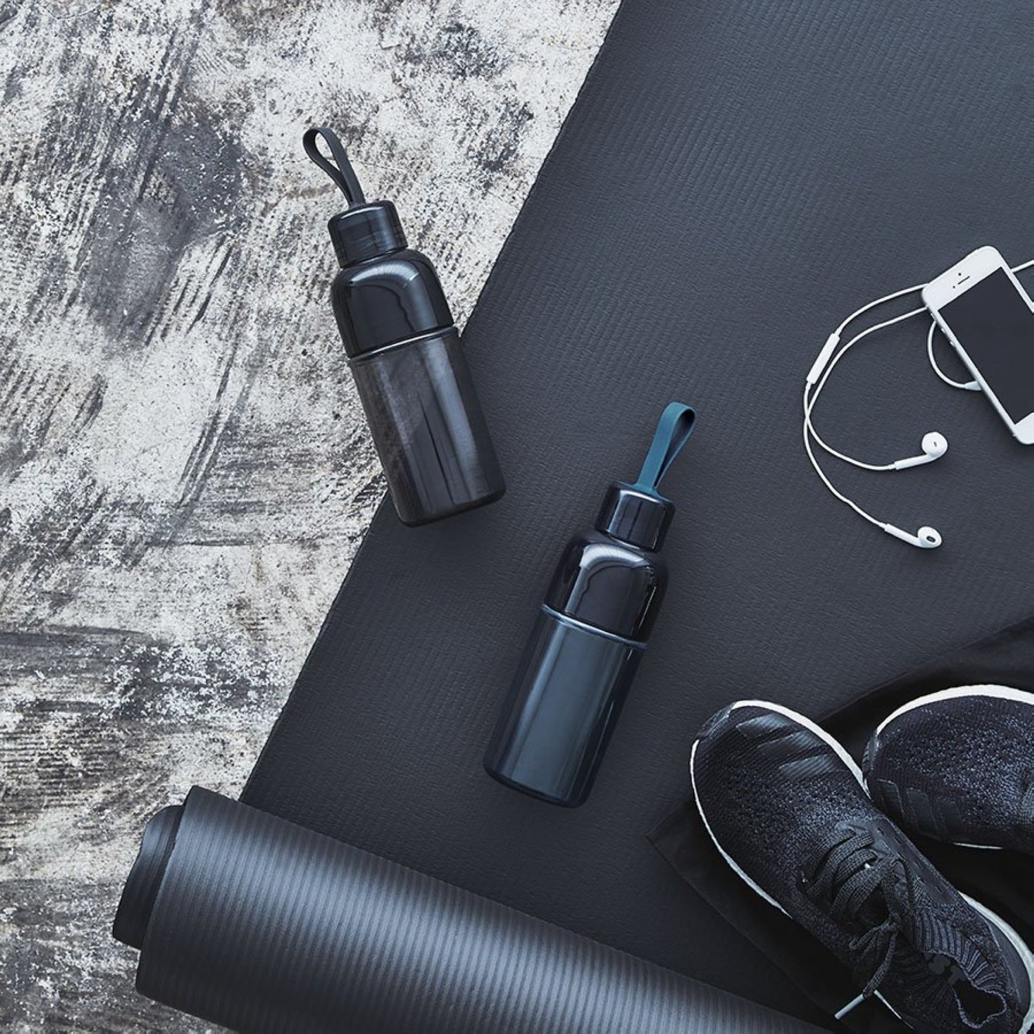 Kinto Workout Water Bottle 480ML - Navy