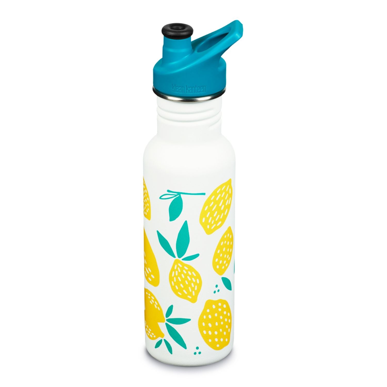 Klean Kanteen Classic 18oz Water Bottle (with Sport Cap) (Lemons)