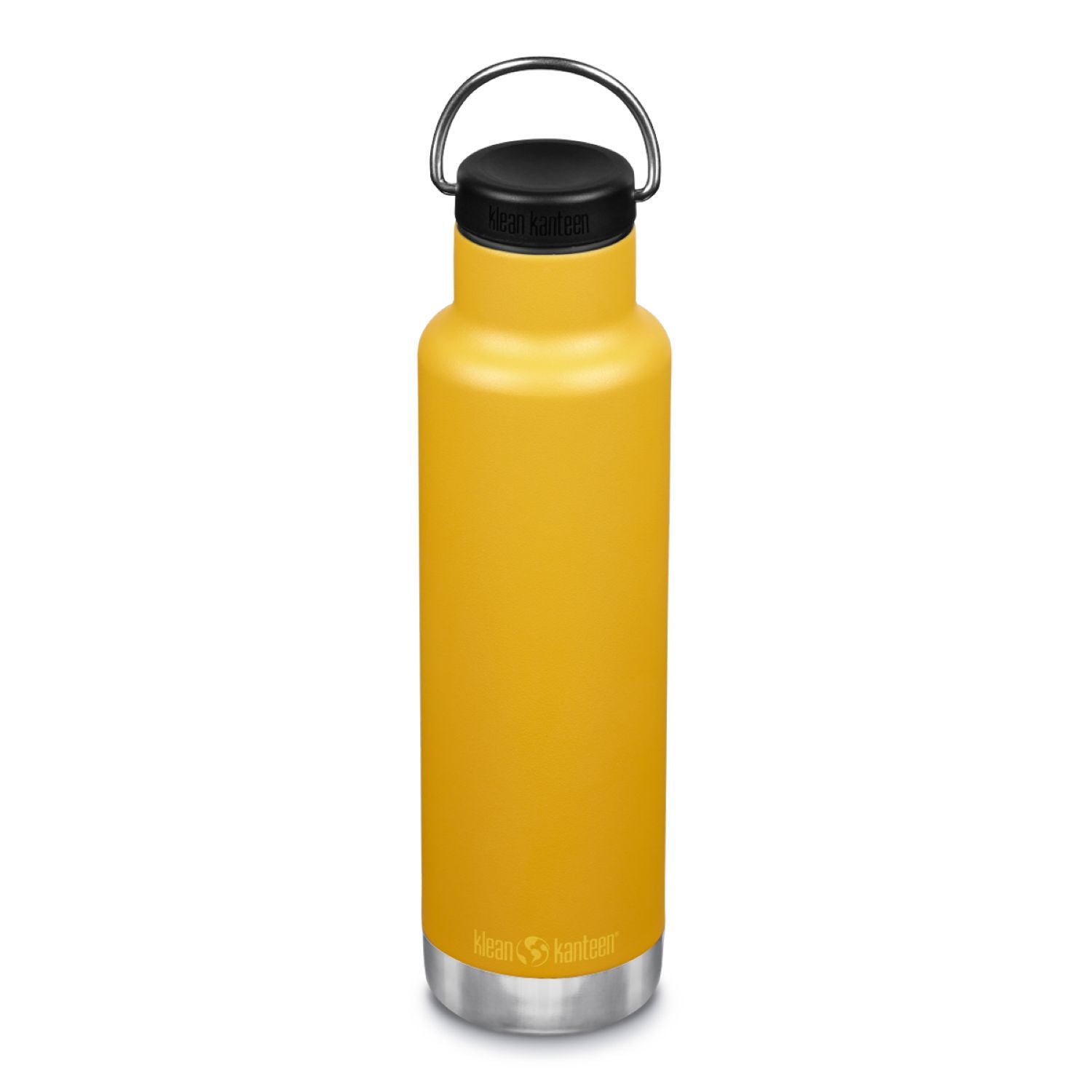 Klean Kanteen Insulated Classic 20oz Water Bottle (with Loop Cap) (Marigold)