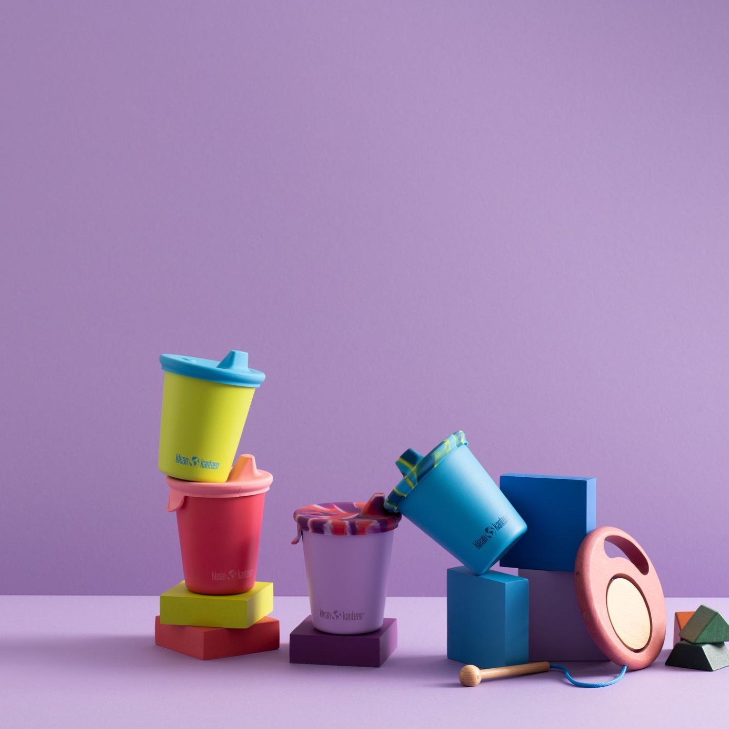 Klean Kanteen Kid Cup 10oz (with Kid Straw Lid) (Crocus Petal)