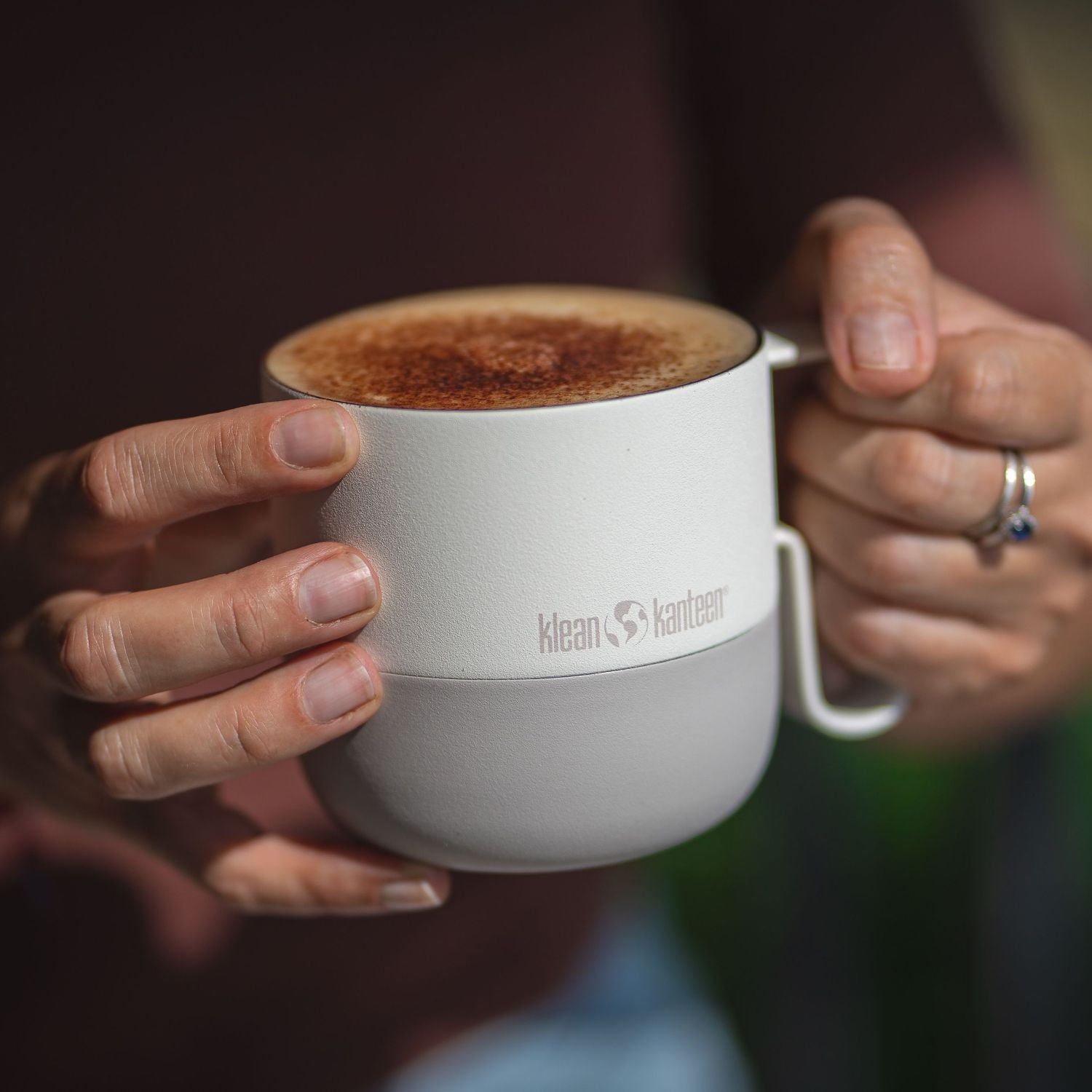 Klean Kanteen Rise 14oz Mug (with Flip Lid) (Tofu)