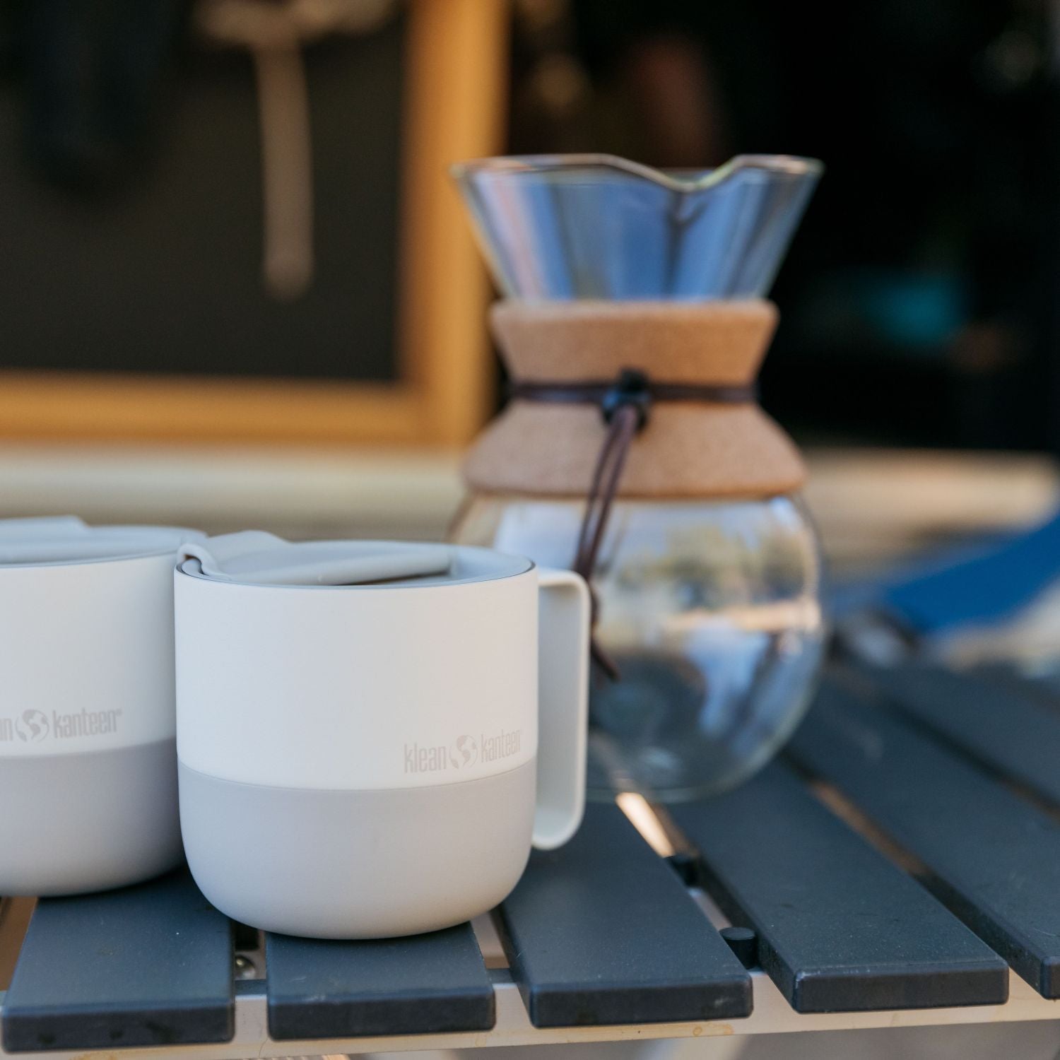 Klean Kanteen Rise 14oz Mug (with Flip Lid) (Tofu)