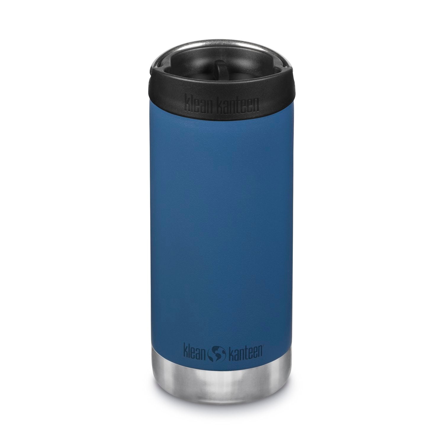 Klean Kanteen Insulated TKWide 12oz Water Bottle (with Cafe Cap) (Real Teal)