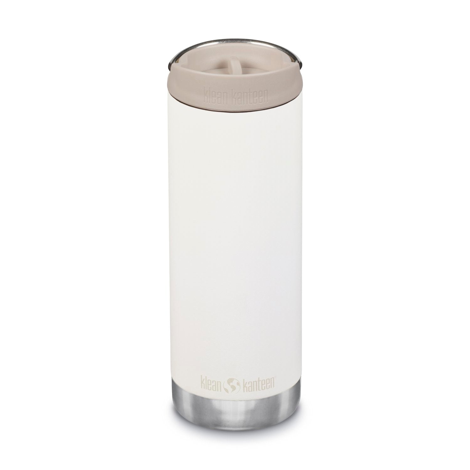 Klean Kanteen Insulated TKWide 16oz Water Bottle (with Cafe Cap) (Tofu)