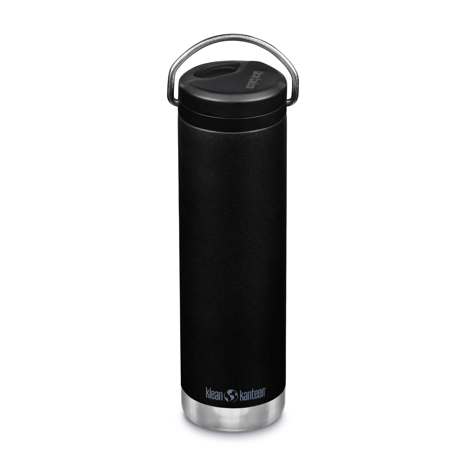Klean Kanteen Insulated TKWide 20oz Water Bottle (with Twist Cap) (Black)