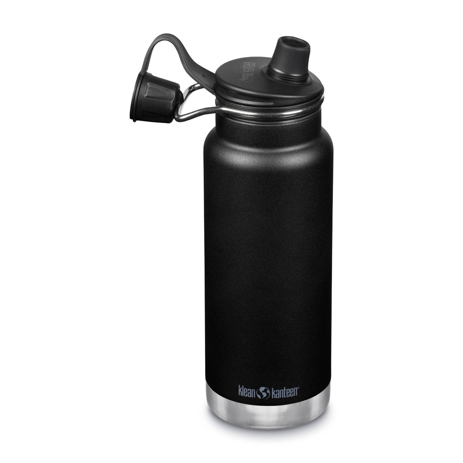 Klean Kanteen Insulated TKWide 32oz Water Bottle (with Chug Cap) (Black)