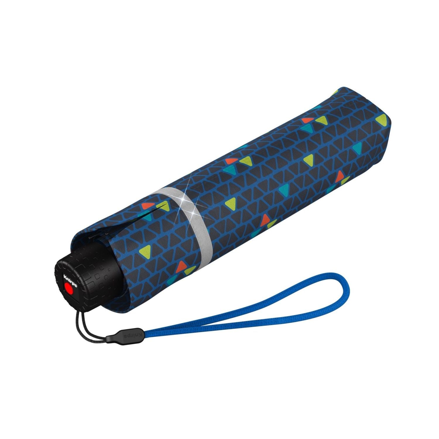 Knirps Rookie Manual Reflective Umbrella - Triple Blue