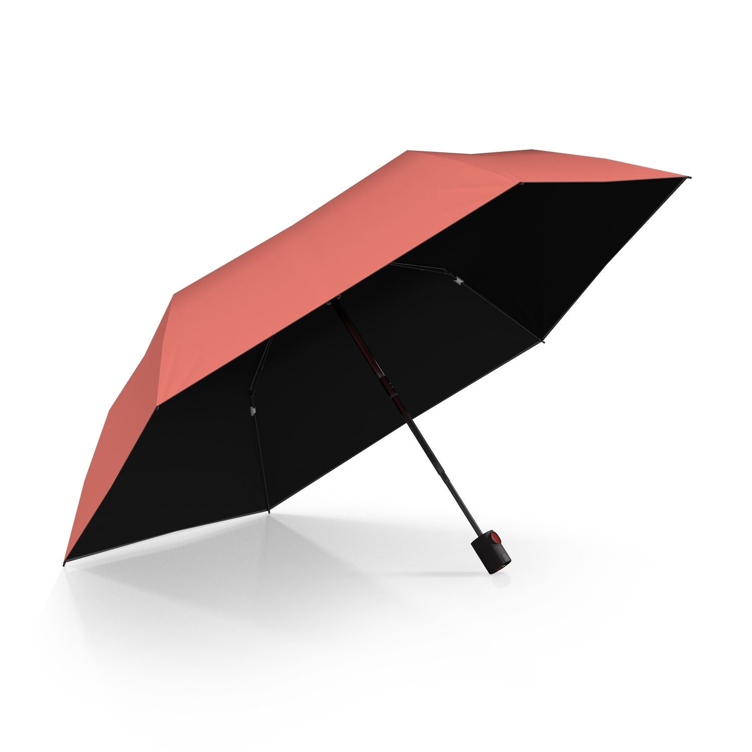 Knirps U.200 Ultraslim Duomatic (UV Protection) - Salmon / Black Inner Coating