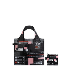 LOQI Airport Foldable Tote Bag - Icons