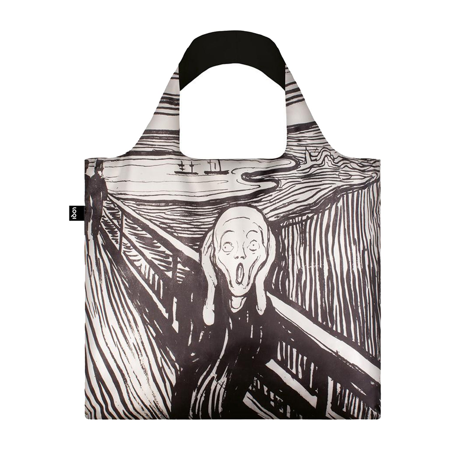 LOQI Edvard Munch Foldable Tote Bag - The Scream 1831