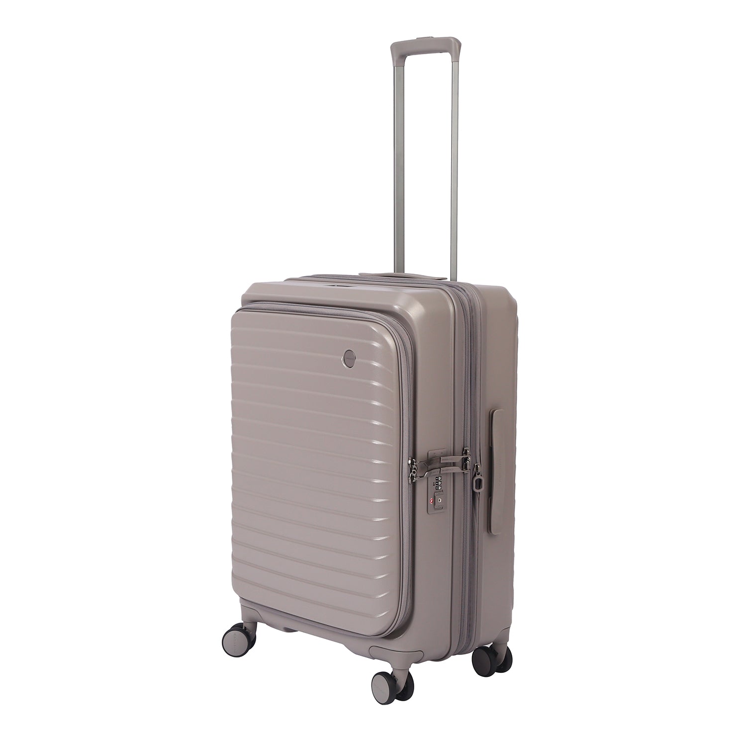 CROSSING INVI 25" Medium Expandable Luggage With Front & Middle Access V3 - Latte