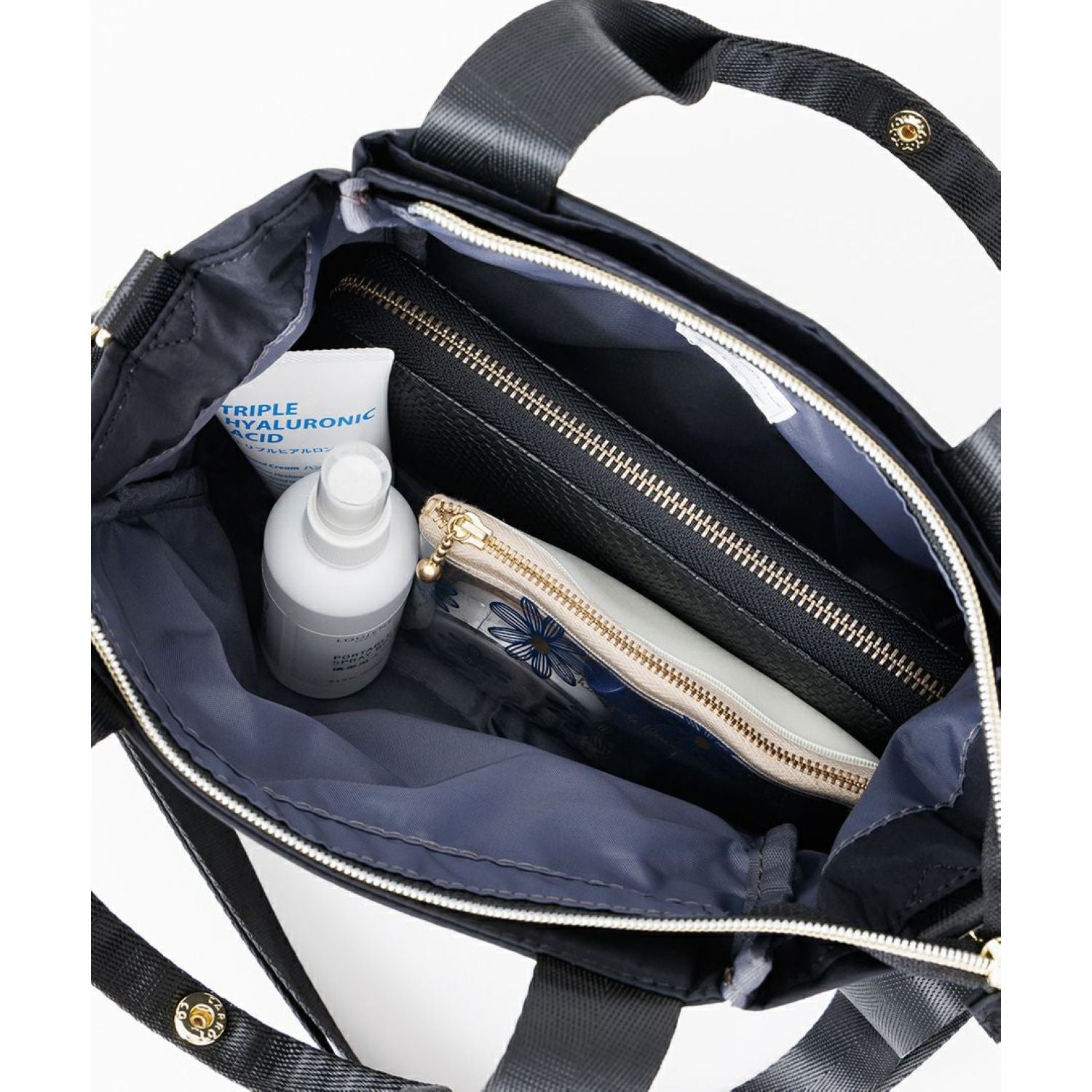 Legato Largo Fuwari 2Way A5 Tote Bag (Black)