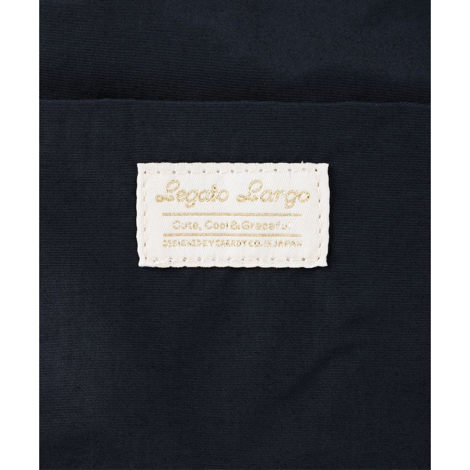 Legato Largo Fuwari 2Way A5 Tote Bag (Black)