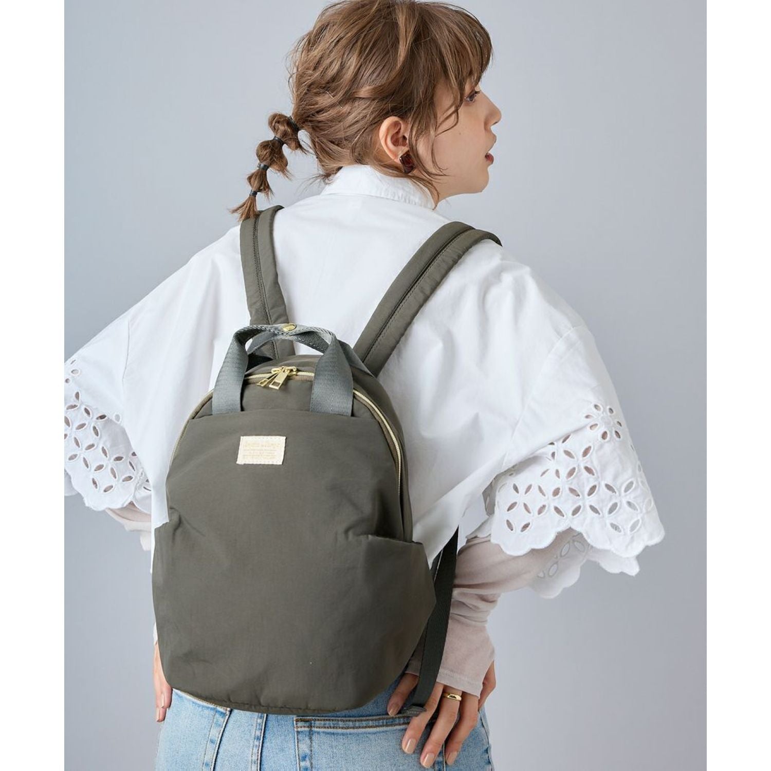 Legato Largo Fuwari Mini Backpack (Dark Pink)