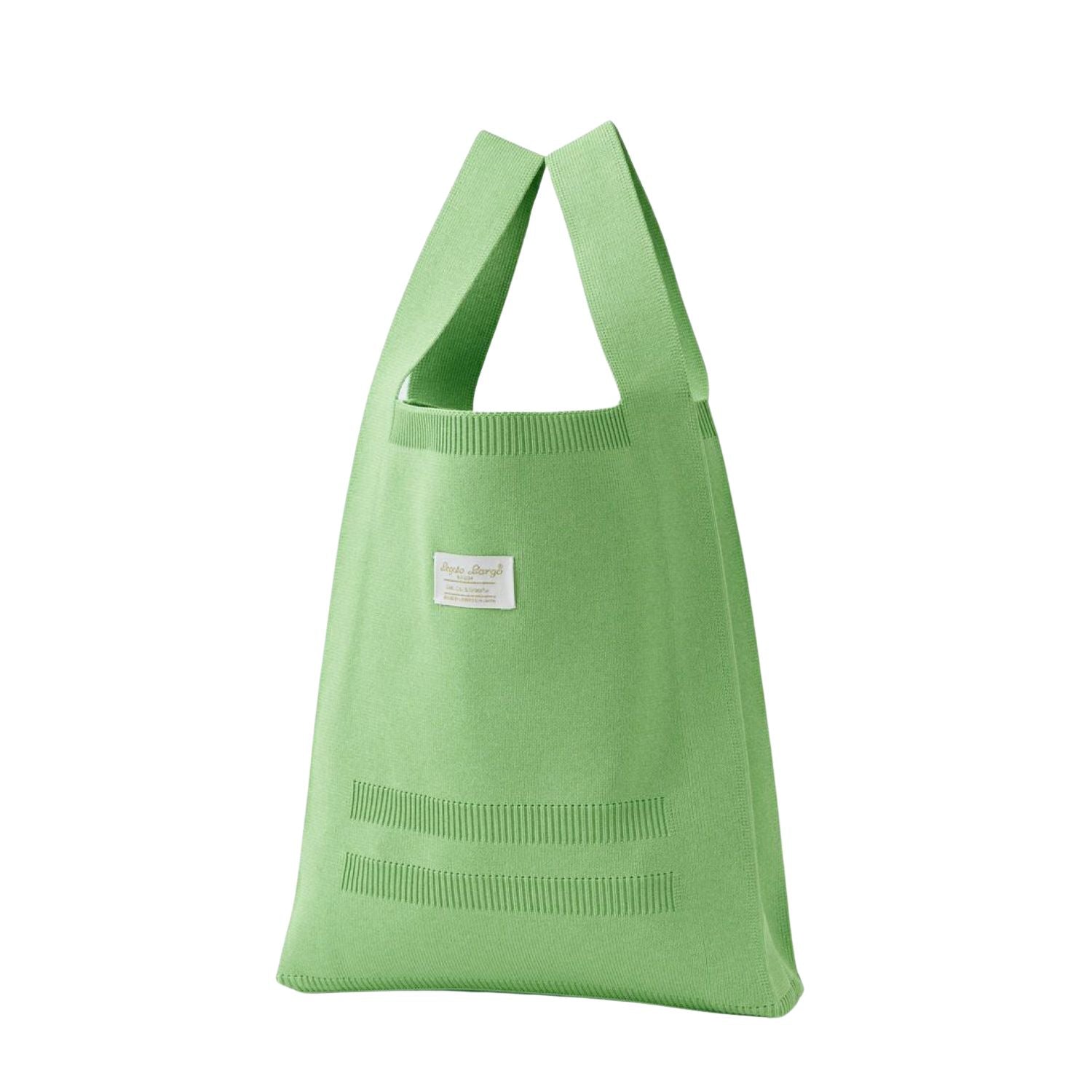 Legato Largo Knit Series Knit Bag M (Green)