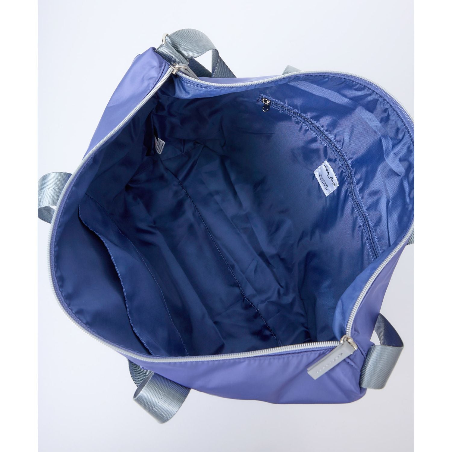 Legato Largo Silky 2Way Boston Bag (Blue)