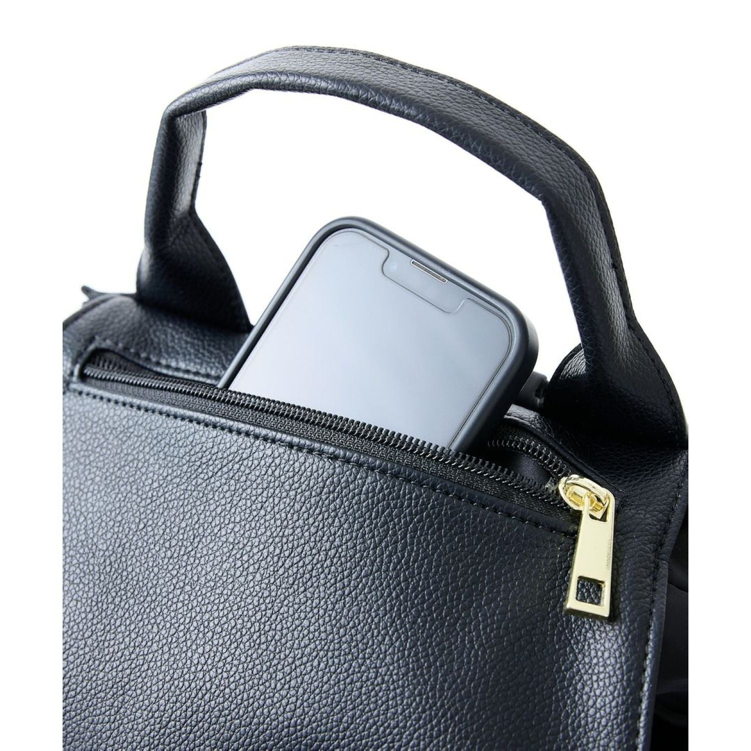 Legato Largo Polyester x Pu Backpack (Black)