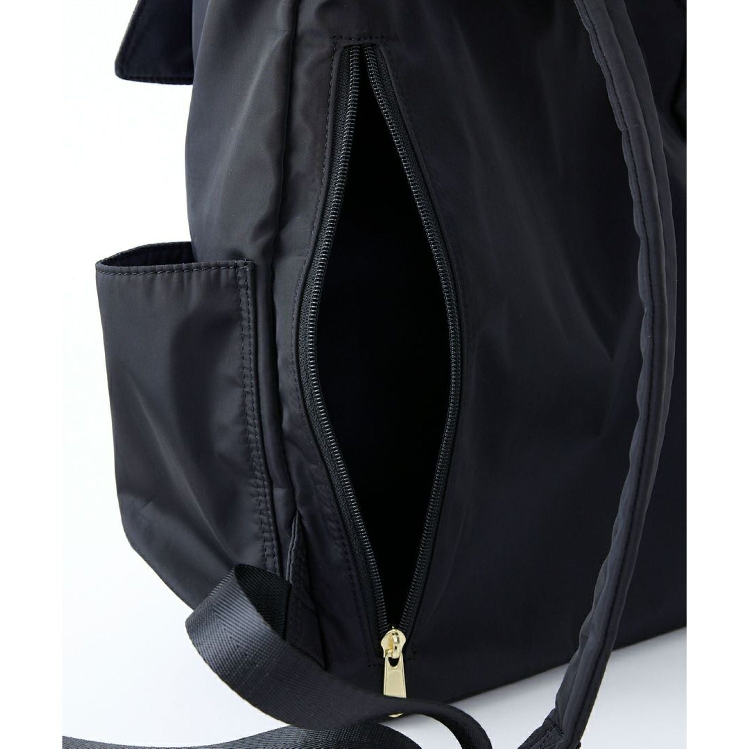 Legato Largo Polyester x Pu Backpack (Black)