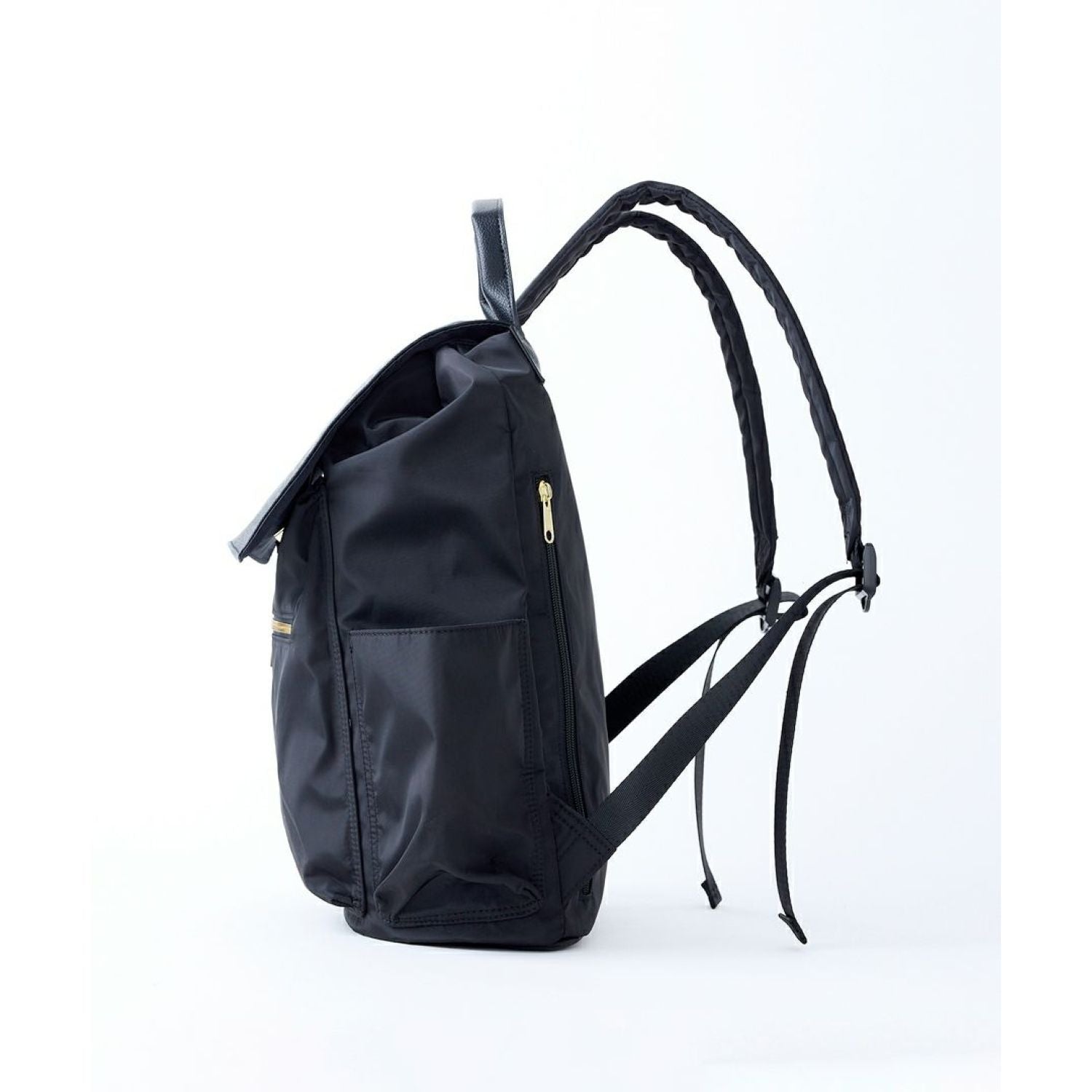 Legato Largo Polyester x Pu Backpack (Black)