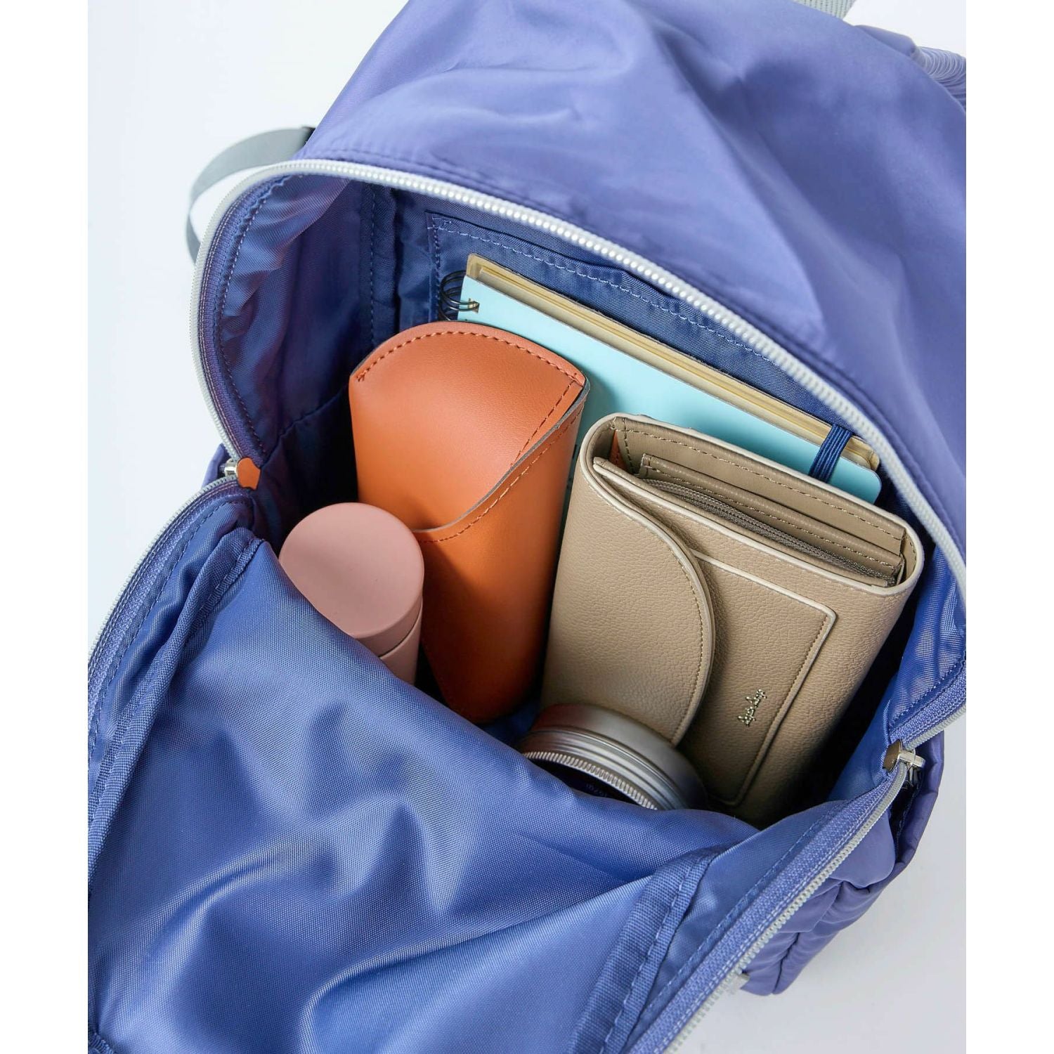 Legato Largo Silky Mini Backpack (Light Blue)