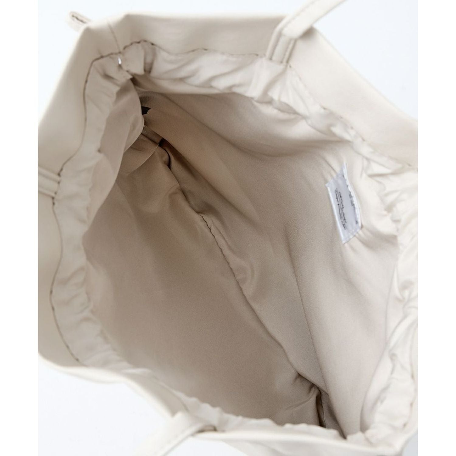 Legato Largo Washable Drawstring Mini Tote Bag (Ivory)