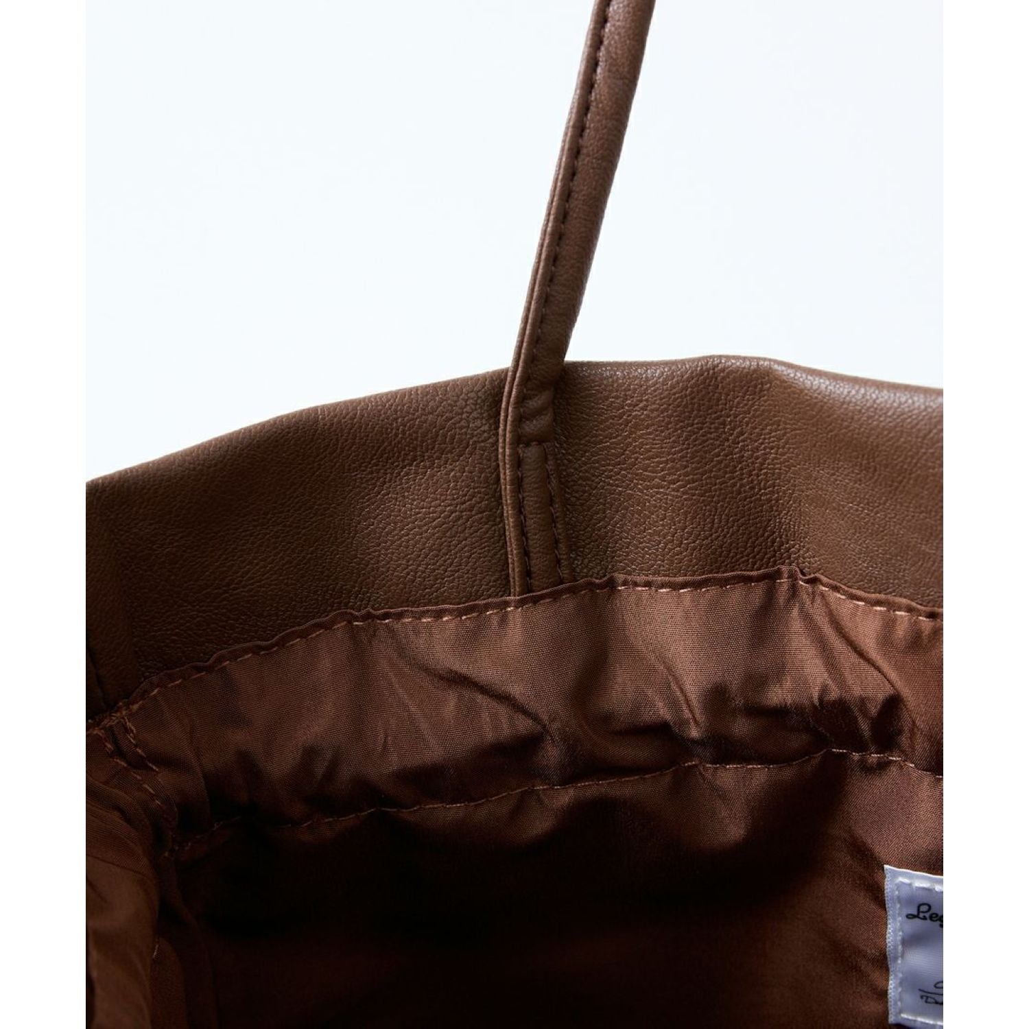 Legato Largo Washable Drawstring Mini Tote Bag (Ivory)