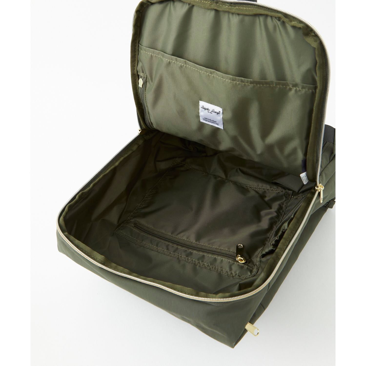 Legato Largo Washable Nylon Backpack (Olive)