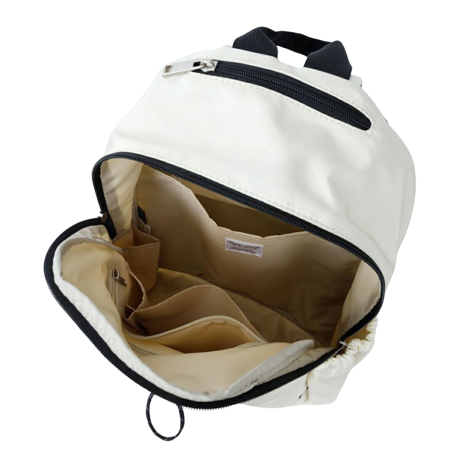 Legato Largo Water Repellent Drawstring Series Backpack (Ivory)