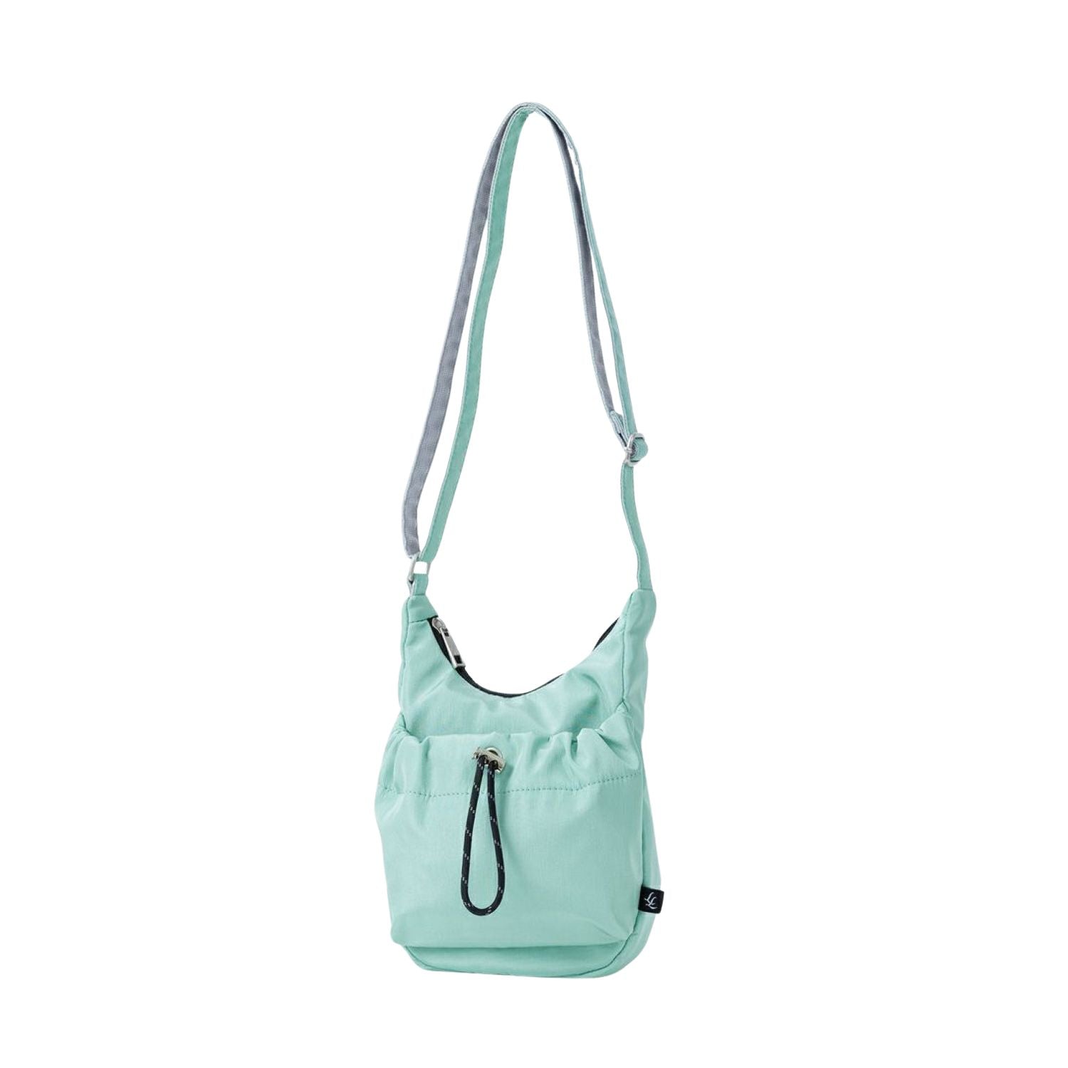 Legato Largo Water Repellent Drawstring Series Mini Shoulder Bag (Mint Green)