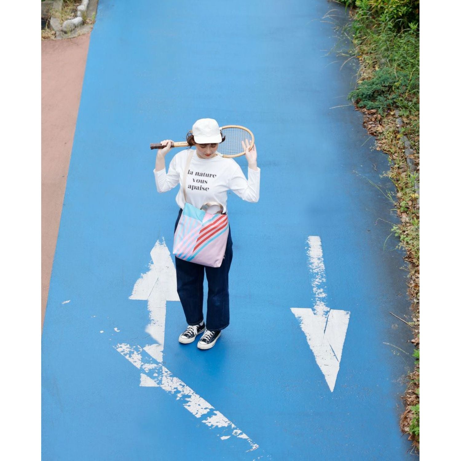 Legato Largo x Papier Tigre A4 2Way Tote Bag (Track)